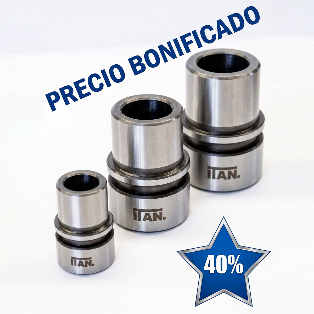Buje para columna con lubriación superior